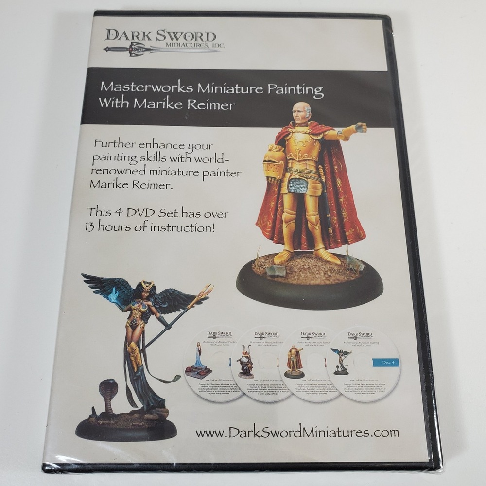Dark Sword Masterworks Miniature Painting DVD Marike Reimer New Sealed